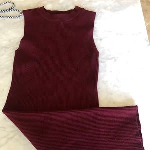 KNIT MIDI DRESS